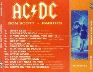 BonScott - Rarities back