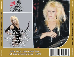 LitaFord band country club Back