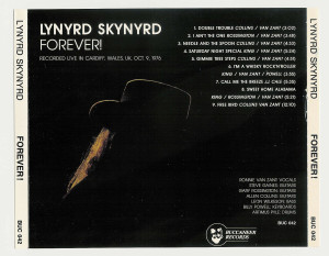 Lynyrd Skynyrd 76 - Back Cover