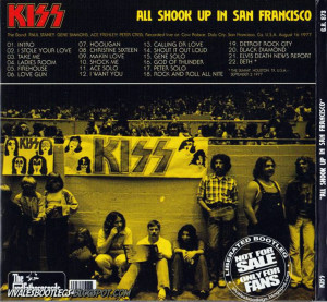 Kiss- All Shook Up In San Francisco-back