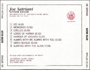 Satriani00 Back Cover